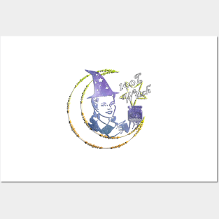 Witch Funny Witch Quote and Graphic Moon, Star & Quote Halloween Funny Halloween gift Posters and Art